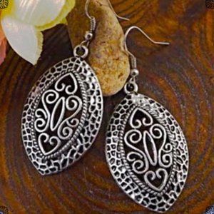 Tibetan Leaf Earrings